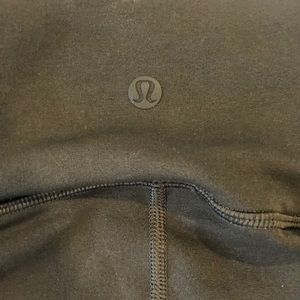 Lululemon laser cut aligns- olive green. Size 2. Rarely worn!